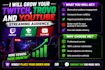 grow your twitch, trovo and youtube streaming audience