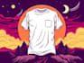 create custom merchandise designs and poster illustrations