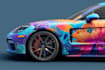 paint a unique car wrap design