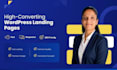 design a wordpress landing page with elementor for lead generation