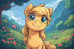 draw cute custom pony characters in my style