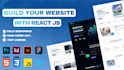 build a modern multi page website using react and javascript