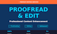 proofread, edit and provide plagiarism and ai reports