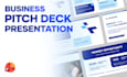 desgin professional powerpoint presentation slides and business deck