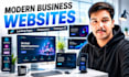 design modern business websites