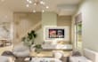 design  studio apartment interior in 3d