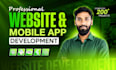 do website development and ios android app development as a flutter developer
