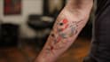 custom an abstract black tattoo design
