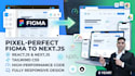 convert your figma design into a pixel perfect nextjs web app
