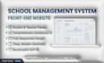 design a modern school management system front end website