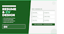 design a professional ats resume and CV