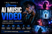 create a custom looping music visualizer for your music