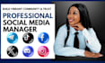 be your crypto social media manager professionally
