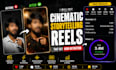 create cinematic viral reels