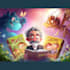 do cartoon book cover, children book cover