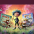 create cartoon book cover