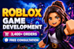 design roblox full game creation, roblox scripter, roblox game developer