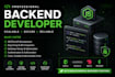 be a backend developer for web apps and API