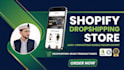design a high converting shopify store for dropshipping