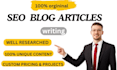 write human niche article and SEO blog posts