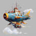 draw high quality spaceship concept