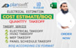 do electrical estimating and electrical quantity takeoff