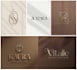 design a modern monogram and initial letter logo