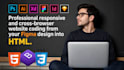 convert your figma design into responsive HTML website