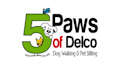 design beautiful pets logo for five paws of delaware county