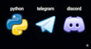 build a custom telegram or discord bot in python