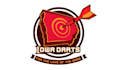 create a standout iconic logo for a competitive dart league