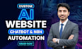 build ai website, chatbot, and n8n automation as ai software developer