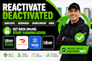 reactivate deactivated uber eats, doordash, spark driver and uber account