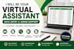 be your virtual assistant for admin support