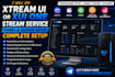 do xtream ui or xui one stream service panel and server setup, complete setup