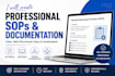 create technical documents, sops and process guides