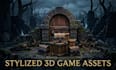 stylized 3d props and environment assets in zbrush