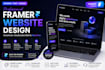 build modern stunning animations framer business ecommerce website