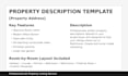 write a property description for uk estate agents