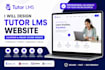 tutor lms website, elearning website, online course website in wordpress