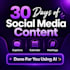 create monthly social media viral content by using ai