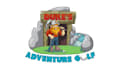 create a beloved mining logo for a miniature golf course