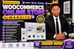 create a woocommerce online store website