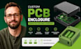 custom pcb enclosure electronic housing battery cad stl expert service