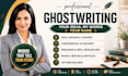 book writer, ghostwriter, nonfiction ghostwriter, fiction ghostwriter
