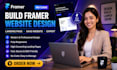 build framer website design no code landing page saas website expert