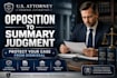 draft a persuasive opposition to a summary judgment motion