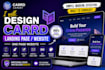 design a carrd landing page, carrd website, one page website, carrd