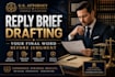 draft a powerful reply brief in support of summary judgment