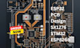 professional esp32 iot pcb design, schematics layout gerber files rf lora sx1276